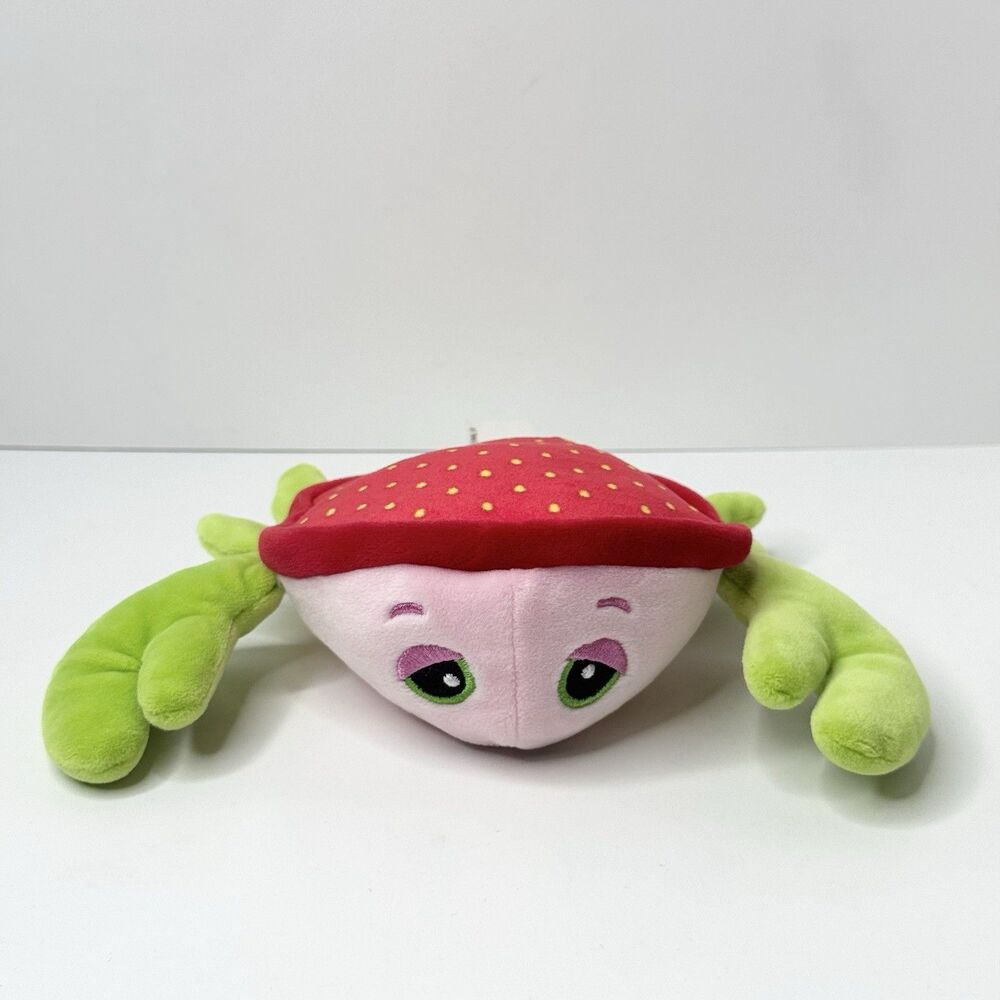 Cutetitos Fruititos Reefito Crab Beanbag Plush Strawberry Faint to No Scent